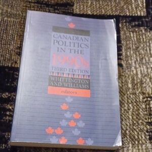 4/$40 Canadian Politics in the 1990s - Third Edition - Paperback Book